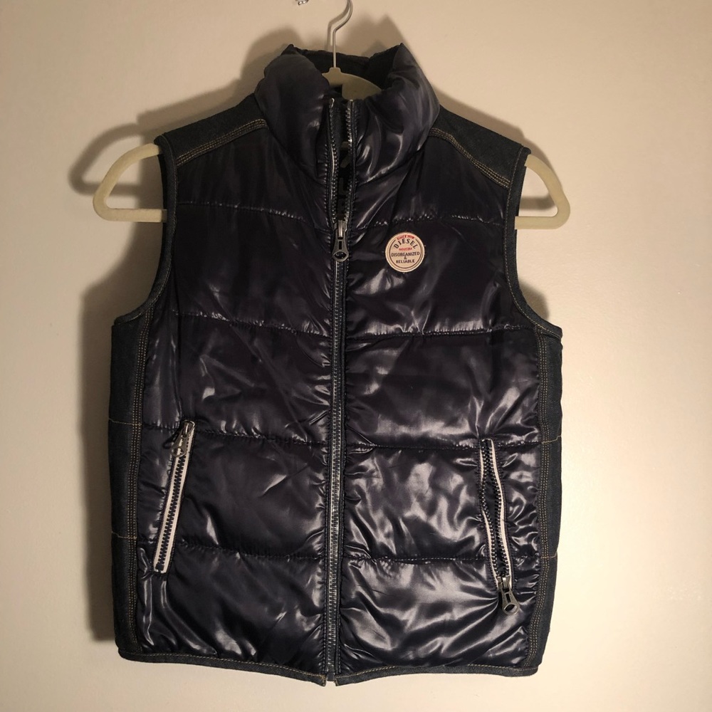 DIESEL Reversible Vest size (M)  for boys.